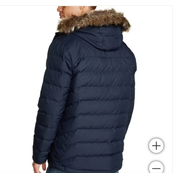 Eddie Bauer Men's Down Parka, New - Picture 2 of 7